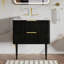 Meuble-lavabo sur pied SANS lavabo, armoire de salle de bain autoportante-1414789114