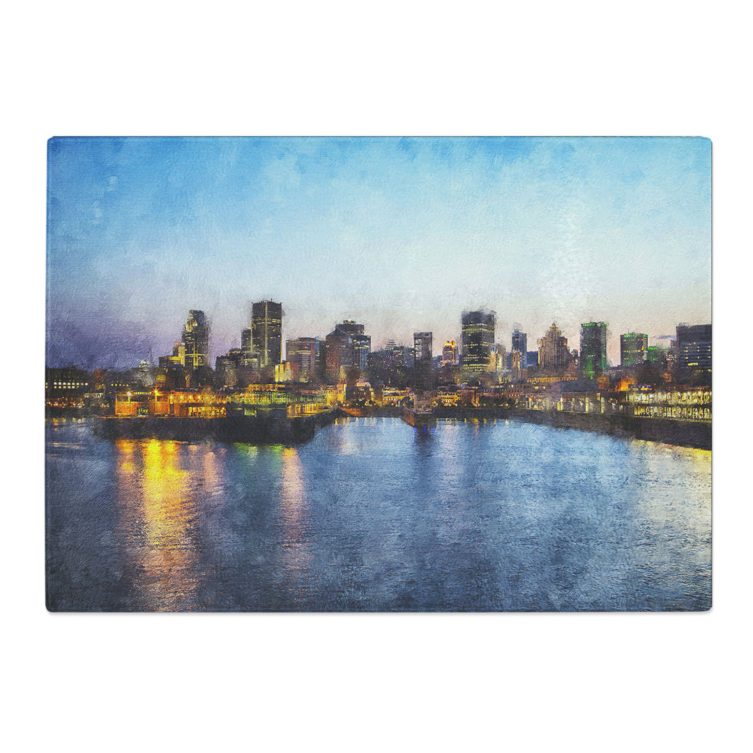 Montreal Skyline Vol.1 Painting Chopping Board