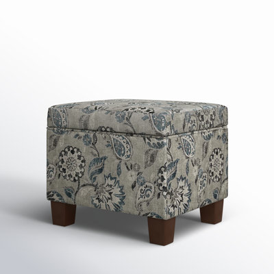 Akifa 21.50" Wide Upholstered Rectangle Storage Ottoman