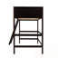 Lit mezzanine simple en bois avec échelle-548927718