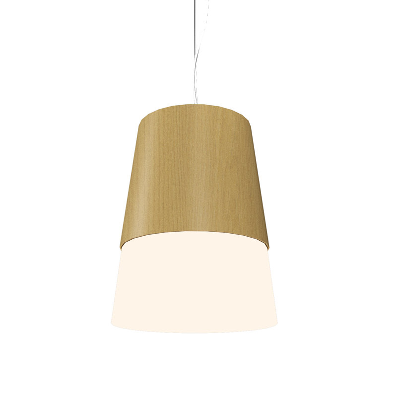 Cônico 1 - Light Pendant, Charcoal, 12.99" H x 10.83" W x 10.83" D, Charcoal