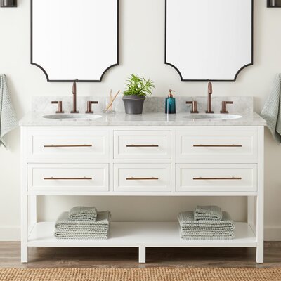 Robertson 61"" Double Bathroom Vanity Set -  Signature Hardware, 449041