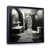 Cadre flottant noir