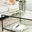 Abernathy Four Leg Coffee Table with Storage