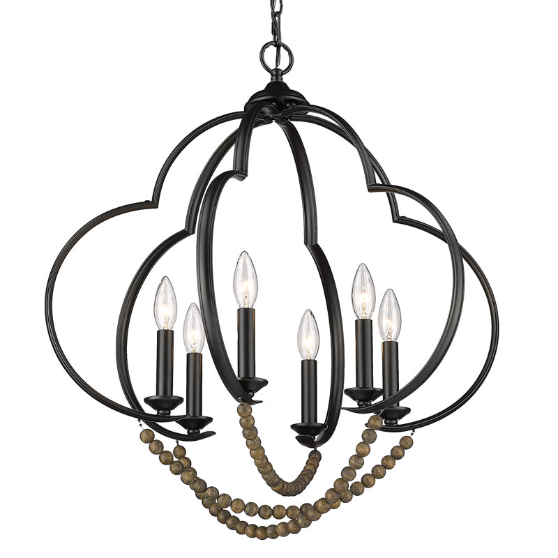 Luminaire suspendu 6 lumières Mckenny