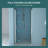 32"W X 72"H Fold Frameless Shower Door With Tempered Glass, 1/4 Inch (6 Mm), Chrome-123210099