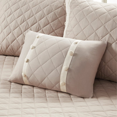 6 Piece Cotton Daybed Cover Set Khaki Daybed