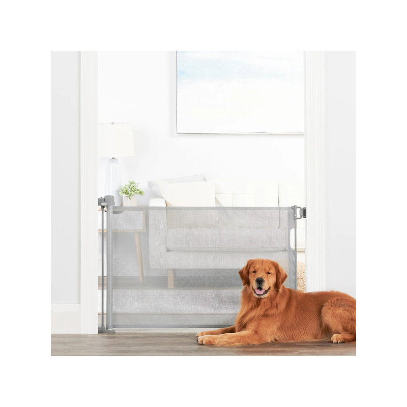 Barrière rétractable pour animaux