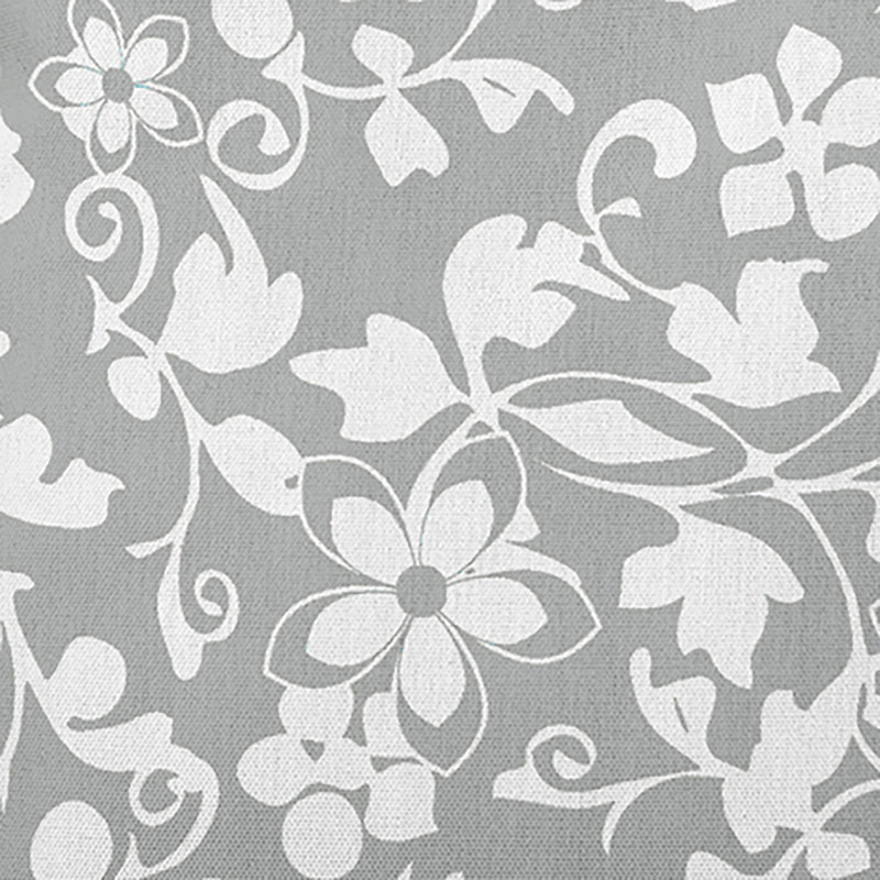 Coussin décoratif floral intérieur / extérieur en polyester, H 18 po x l 18 po, Carré