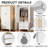 71" Tall Metal Wardrobe With 2 Drawers & Hanging Rod – 2-Door Storage Closet For Bedroom, Laundry Room & Office-352480503