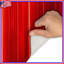 Tapis de bain rouge à lignes verticales-175443960