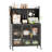 Carbon Steel Kitchen Storage Cabinets, Microwave Stand, Microwave Cart-559147304