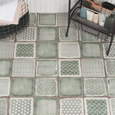 Carrelage de sol et de mur en porcelaine mate 7,87 po x 7,87 po San Luis (10,32 pieds carrés / caisse)