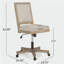 Chaise de bureau pivotante et relevable