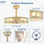 Ventilateurs de plafond en cage de 20 po avec télécommande pour l'application pour la chambre à coucher de patio, ventilateur de plafond encastré avec lumières réversibles 6 vitesses-1086386090-1086386092