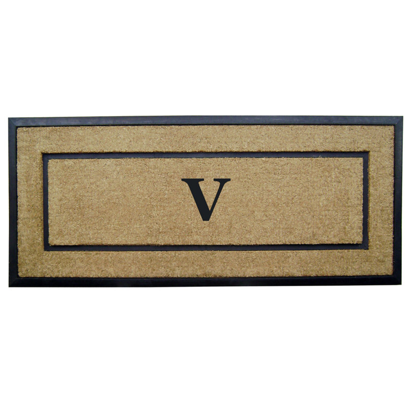 Tapis de porte antidérapant pour l'extérieur, L 24 po x L 57 po, V