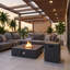 Square Propane Outdoor Fireplace