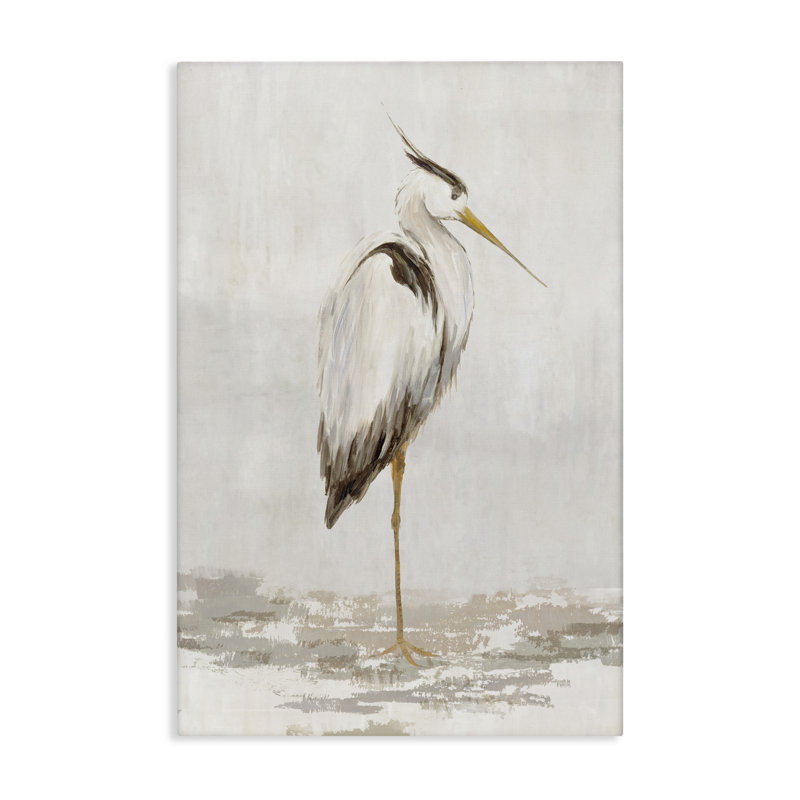 Toile équilibrée Seron Heron, conception par Hannah Dawson, H 24 po x l 16 po