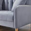Canapé rembourré en velours de style moderne-1366938951