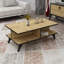 Coffee Table With Storage Shelves Crystal