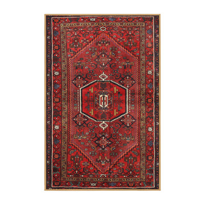 Tapis jaune clair/marron/noir Sabala