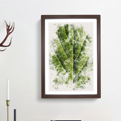 Leaf Pathways - Picture Frame Painting Print