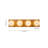 Oak 4-light Glass Shade Wall Sconces-992152137