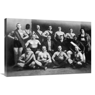 " Team of Champion Russian Wrestlers " Print