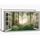 Forêt de printemps, décoration murale sur toile, fenêtre ouverte, impression d'art sur la nature, lumière du matin, scène, scène, images florales, décoration murale pour le salon, 12 x 24 pouces