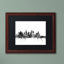 « los angeles ca horizon b&w », impression sur toile encadrée-17773264-40420586-68993922