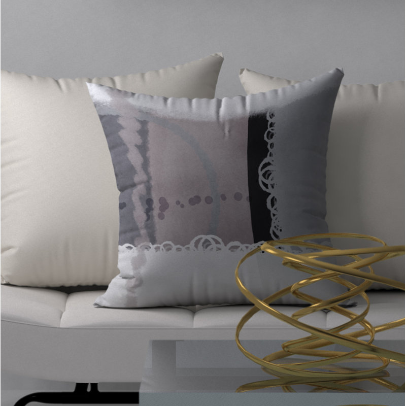 Reversible Throw Pillow, 18" x 18"