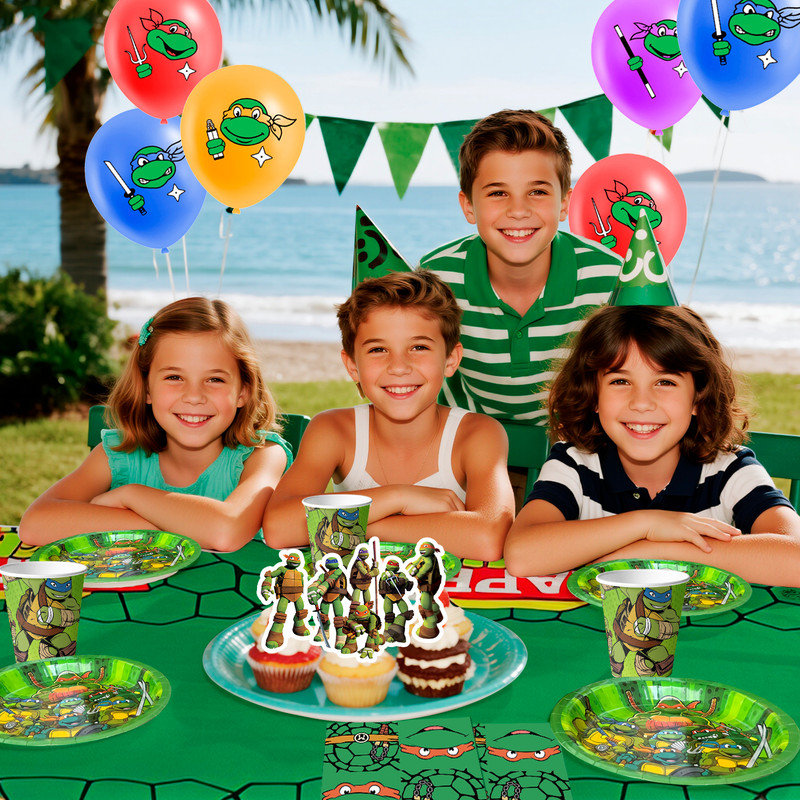 Ninja Turtles Party Decorations & Ninja Turtles Party Tableware Sets
