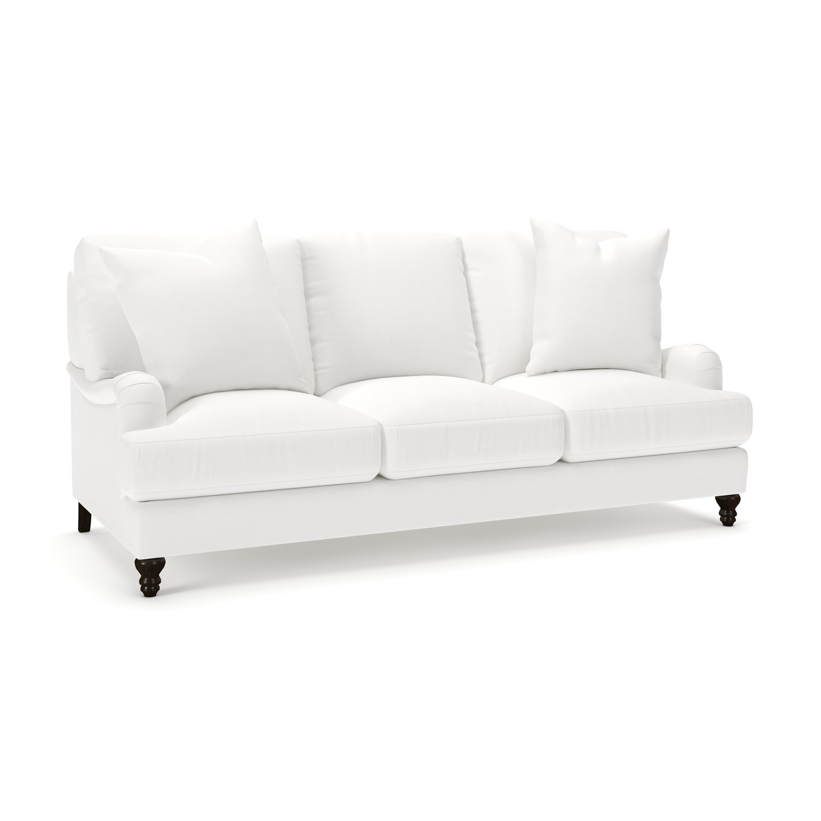 Walters 88'' Sofa, Bayou Off White Canvas