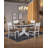 Solid Wood Extendable Round Pedestal Dining Table