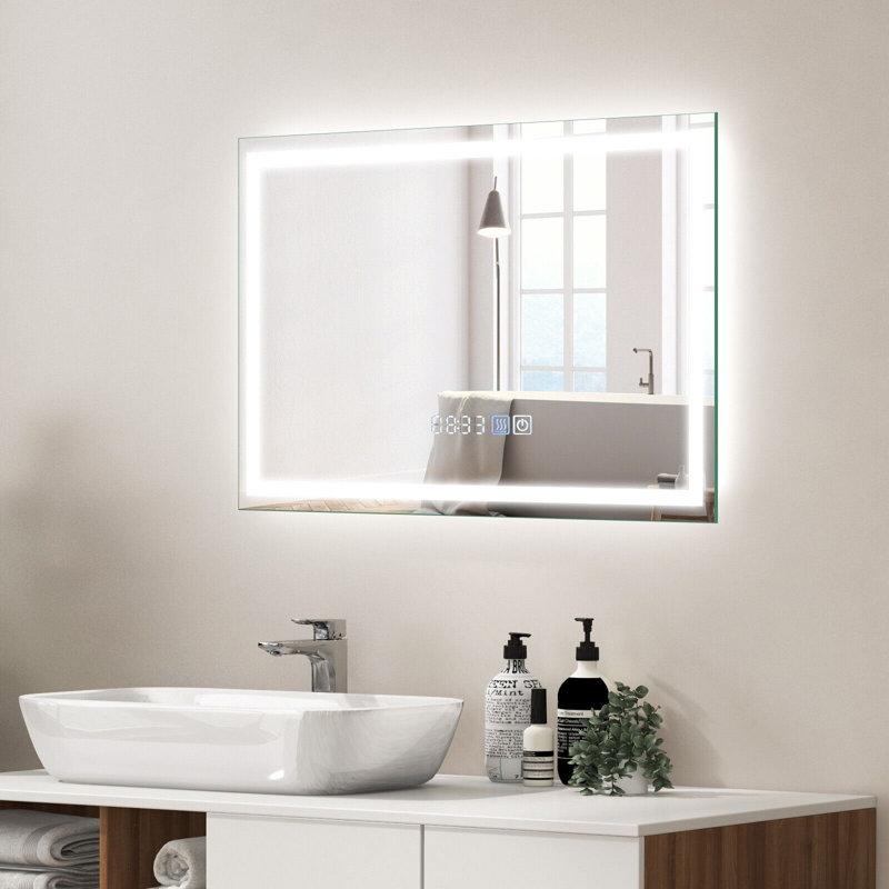 Aluminium Rectangle Mirror, 40 cm H x 60 cm W