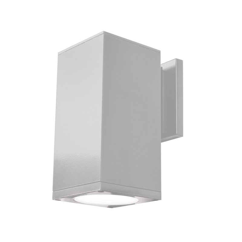 Kirkham Aluminum Wall Light, 8" H x 5" W x 6" D, Satin
