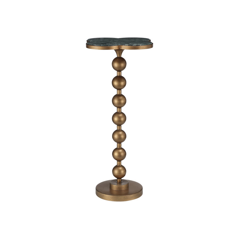 Table d'appoint à motif de trèfle