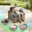 Outdoor Furniture 7 Pieces Set With Ottoman-657412692