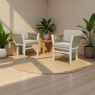 Ensemble de 2 chaises d'extérieur