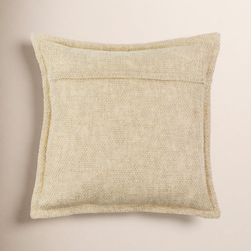 Warbler Down Throw Pillow, Tan