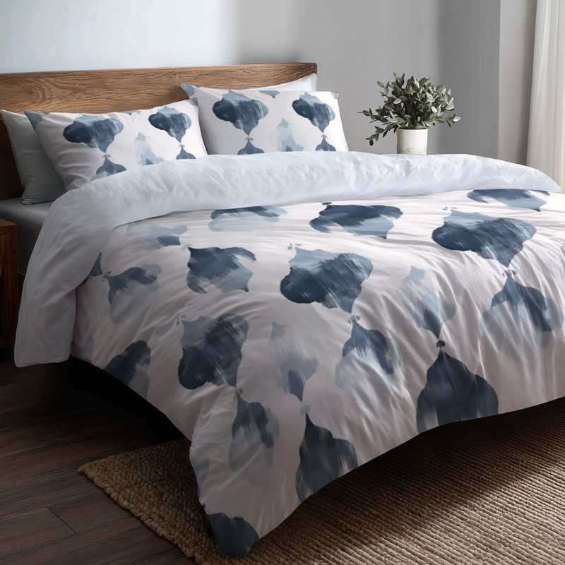 Ensemble de literie 6 pièces Modern Modern, King Comforter + 3 Additional Pieces