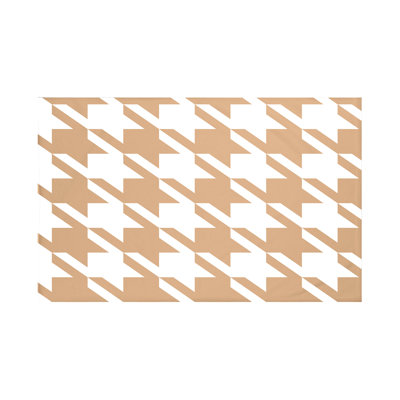 Couverture polaire pied-de-poule