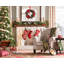 Grand sapin canadien avec lumières claires-850844492