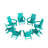 Joubert Foldable Outdoor Adirondack Set-91480518