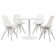Ensemble de table rond 5 pièces avec chaises Eiffel Lohmann