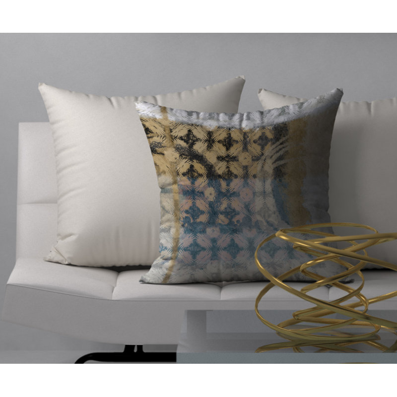 Geometric Reversible Throw Pillow, 18" x 18"