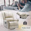 Fauteuil de massage chauffant en similicuir-1165264614