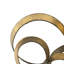 Élément mural feuille d'or, 38,5 x 22 x 4,2 po, pièce de décoration de bureau de chambre à coucher pour le salon, structure en métal solide, simple à monter, article en fer 100% 38,5 x 22 x 4,2 po, décoration, construction, sans effort