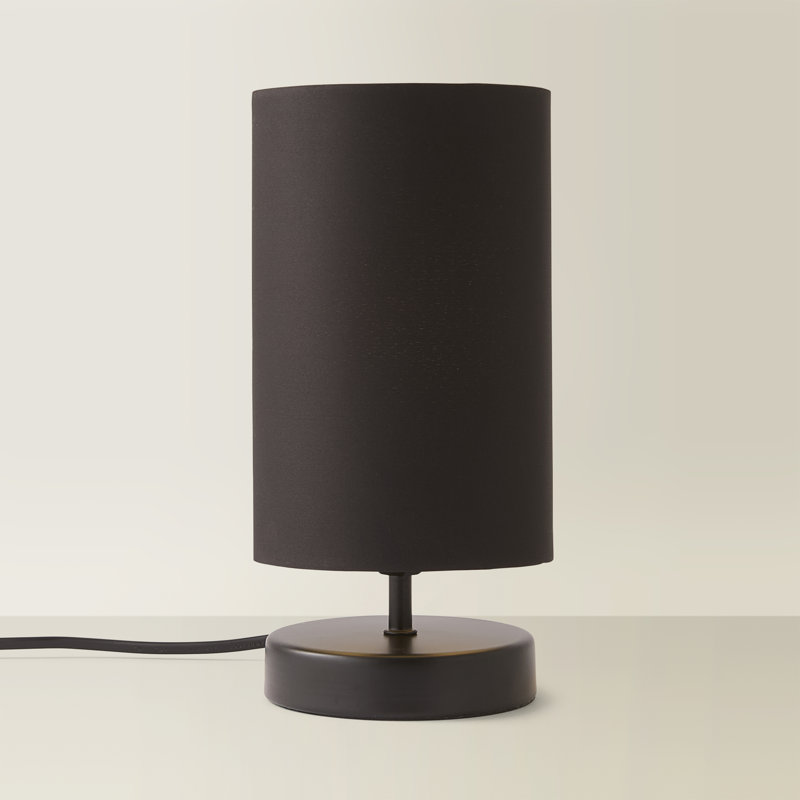 Romica Metal Table Lamp, No, Black, Matt Black