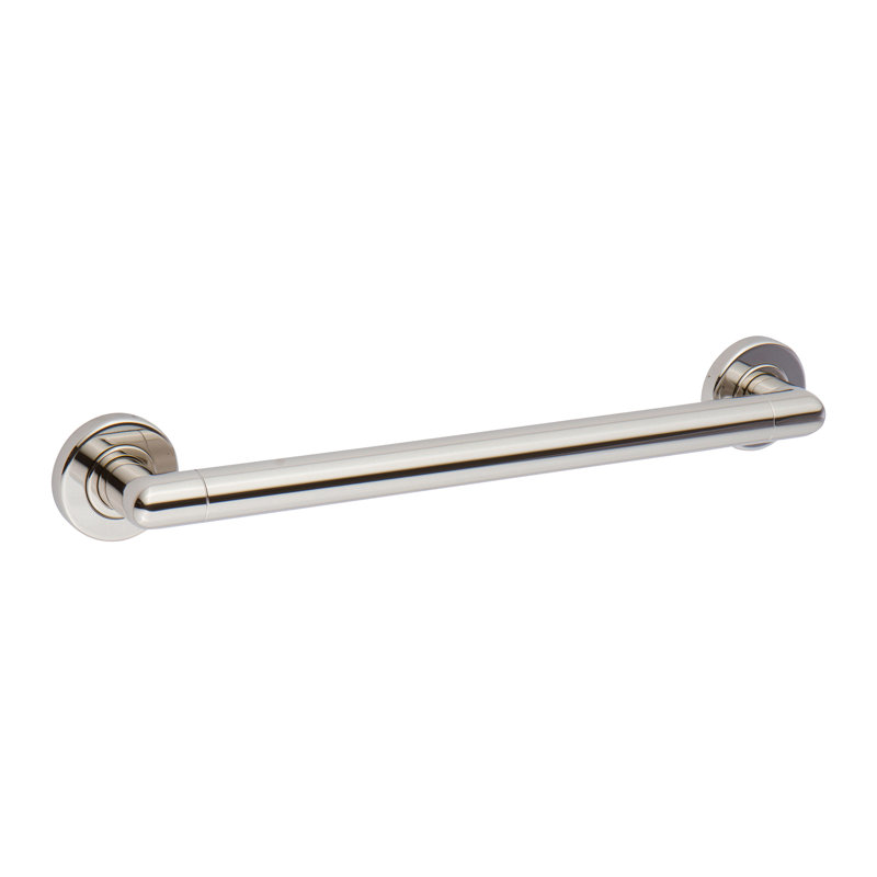 Kubic Grab Bar, 18" W, Polished Nickel